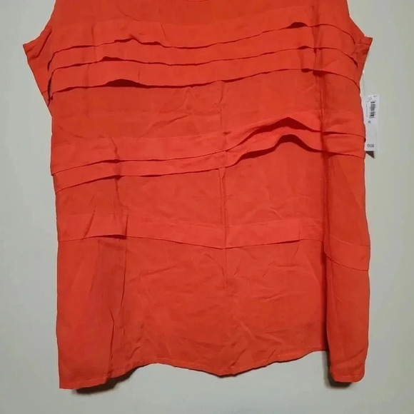 Old Navy Women’s Size XL Sleeveless Top Orange Tank Blouse NWT - Picture 2 of 5